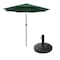Villacera 9-Foot Outdoor Patio Umbrella with Base, Green 83-OUT5440B - alternate 4